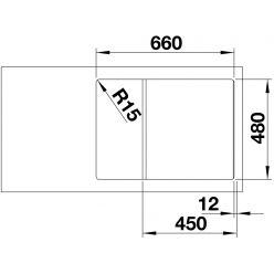 Кухонная мойка Blanco Zia 45 S Compact антрацит