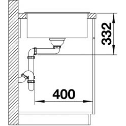 Кухонная мойка Blanco Zia 45 S Compact антрацит