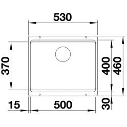 Кухонная мойка Blanco Etagon 500-U Silgranit белый