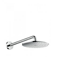 Верхний душ Hansgrohe Raindance S 240 1jet P с держателем 390 мм, хром 27607000