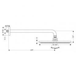 Верхний душ Hansgrohe Raindance AIR 27492000