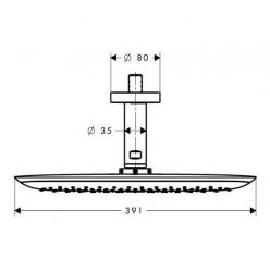Верхний душ Hansgrohe PuraVida 27390400