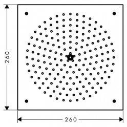 Верхний душ Hansgrohe Raindance Air 1 jet 26472000