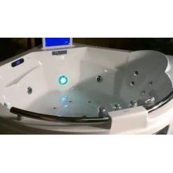Гидромассажная ванна Gemy G9070 K 170x170x225 (гидромассаж, аэромассаж, электр.пульт, хромотерапия)