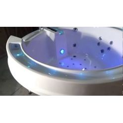 Гидромассажная ванна Gemy G9090 K белая 192х192х90 (гидромассаж, аэромассаж, электр.пульт, хромотерапия)