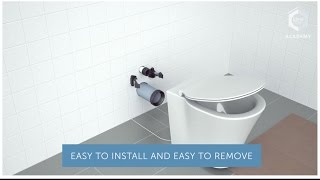 Установка унитаза Ideal Standard Connect Air Aquablade