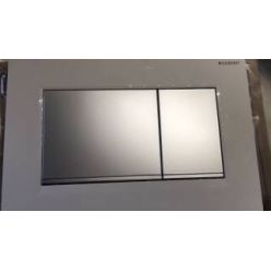 Смывная клавиша Geberit Sigma30 115.883.KL.1, двойной смыв, белый/ хром мат./хром мат.