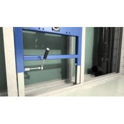 Инсталляция для подвесного унитаза Geberit Alpha 112 см с кнопкой Geberit Alpha 20, белая, 458.233.00.2A20Wh