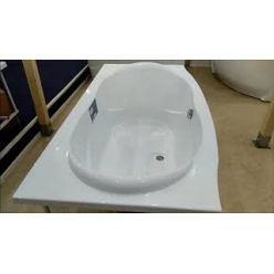 Акриловая ванна BAS Фиеста 194х90 на каркасе с сифоном, В 00037
