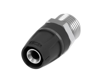 TECElogo 8710124 Соединение прямое с ниппелем 25 х R 1, нержавеющая сталь