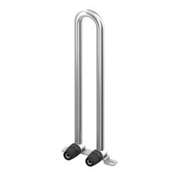 TECElogo 8740405 Монтажный узел для подключения радиатора, напольный, никелированный