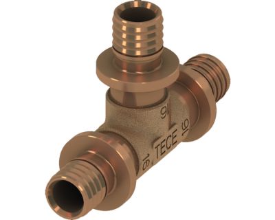 TECEflex 710120 Тройник 90° бронза 20 x 20 x 20