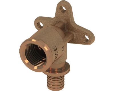 TECEflex 708613  Уголок с настенным креплением, бронза 25 x Rp 3/4