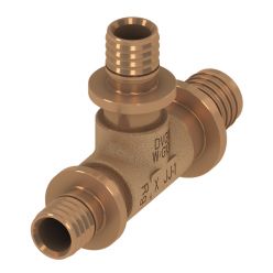 TECEflex 710608 Тройник 90°, бронза 25 x 20 x 25 редукционный
