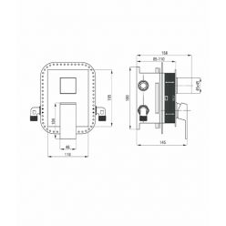 Смеситель Deante Anemon Bis Box [BXY_0BZM] хром