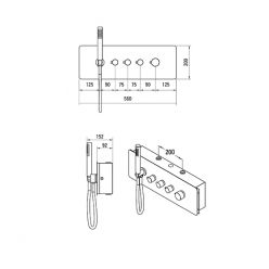 Смеситель Deante Multi-box [NAC_09CT] хром