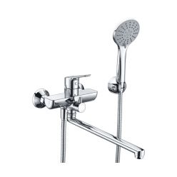 Смеситель для ванны и душа WasserKraft Lippe 4502L с длинным изливом