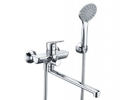 Смеситель для ванны и душа WasserKraft Lippe 4502L с длинным изливом