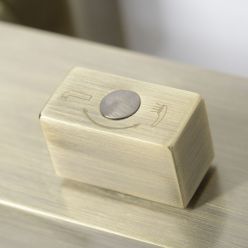 Смеситель для ванны и душа WasserKraft Exter 1601 с коротким изливом