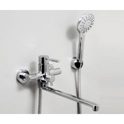Смеситель для ванны и душа WasserKraft Main 4102L с длинным изливом
