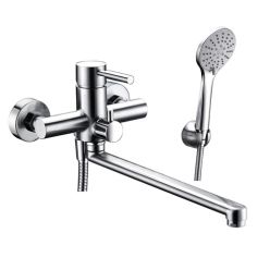 Смеситель для ванны и душа WasserKraft Main 4102L с длинным изливом