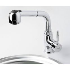 Смеситель для кухни WasserKraft Main 4166 с выдвижной лейкой