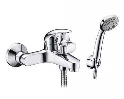 Смеситель для ванны и душа WasserKraft Isen 2601 с коротким изливом