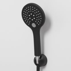 Смеситель для ванны и душа WasserKraft Elbe 740, черный