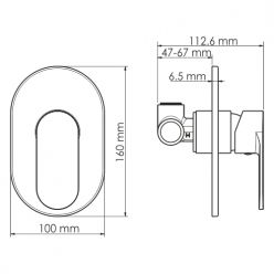 Смеситель для душа WasserKraft Mindel 8551