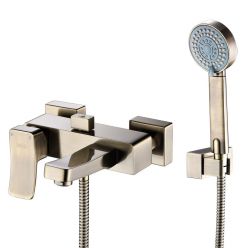 Смеситель для ванны и душа WasserKraft Exter 1601 с коротким изливом