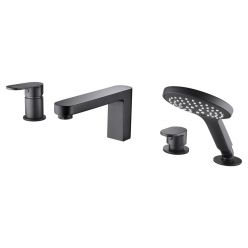 Смеситель для ванны и душа WasserKraft на борт Elbe 7455