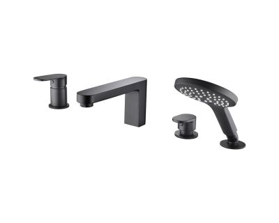 Смеситель для ванны и душа WasserKraft на борт Elbe 7455