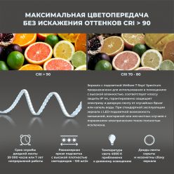 Круглое зеркало с фронтальной LED-подсветкой Wellsee 7 Rays' Spectrum 172200200