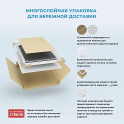 Круглое зеркало с фронтальной LED-подсветкой Wellsee 7 Rays' Spectrum 172200200