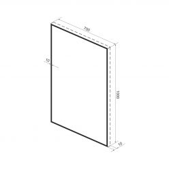 Прямоугольное зеркало Wellsee 7 Rays' Spectrum 172200700